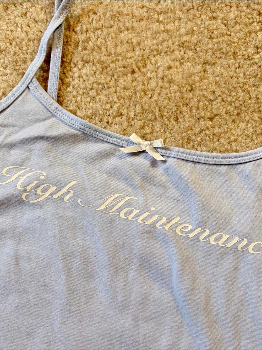Wild Fable Light Blue High Maintenance  Cami Tank Top | Women | XL